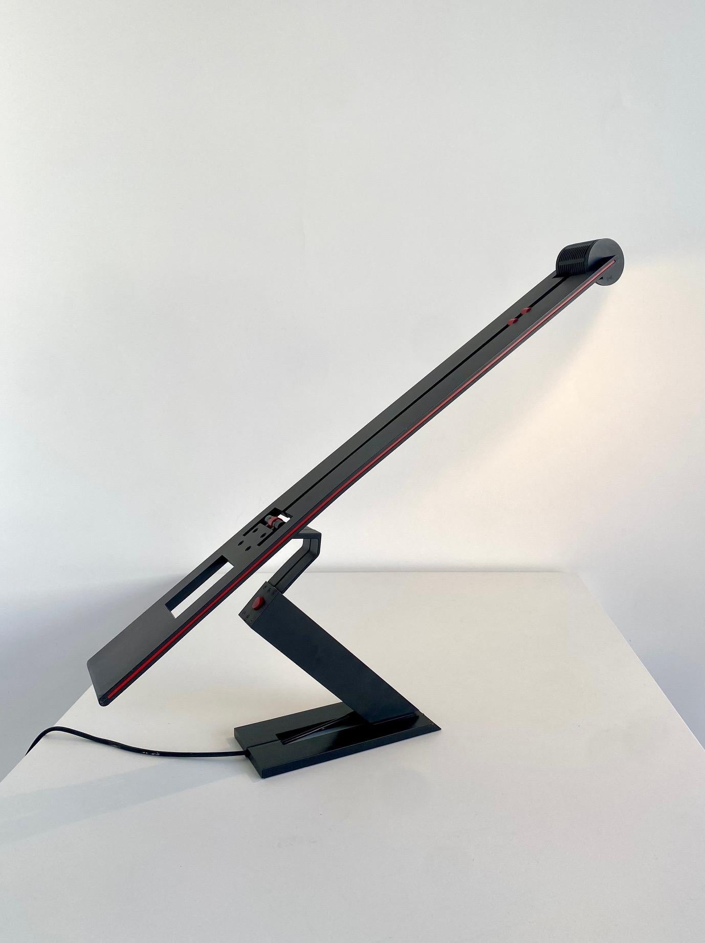 Melanos Table Lamp by Mario Botta for Artemide, 1980s For Sale 2