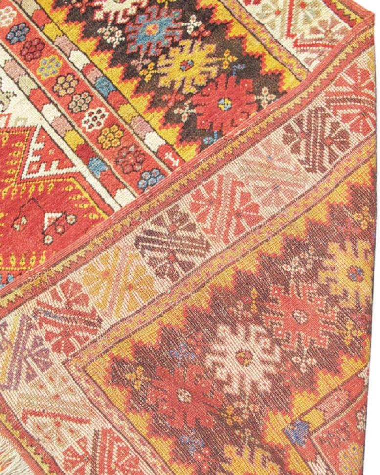 Hand-Knotted Melas Prayer Rug, 3rd Quarter 19th Century For Sale