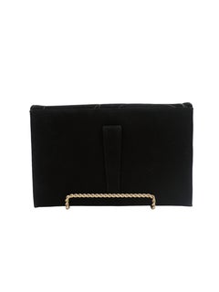 Melbourne Bags Black With White Stripes Clutch