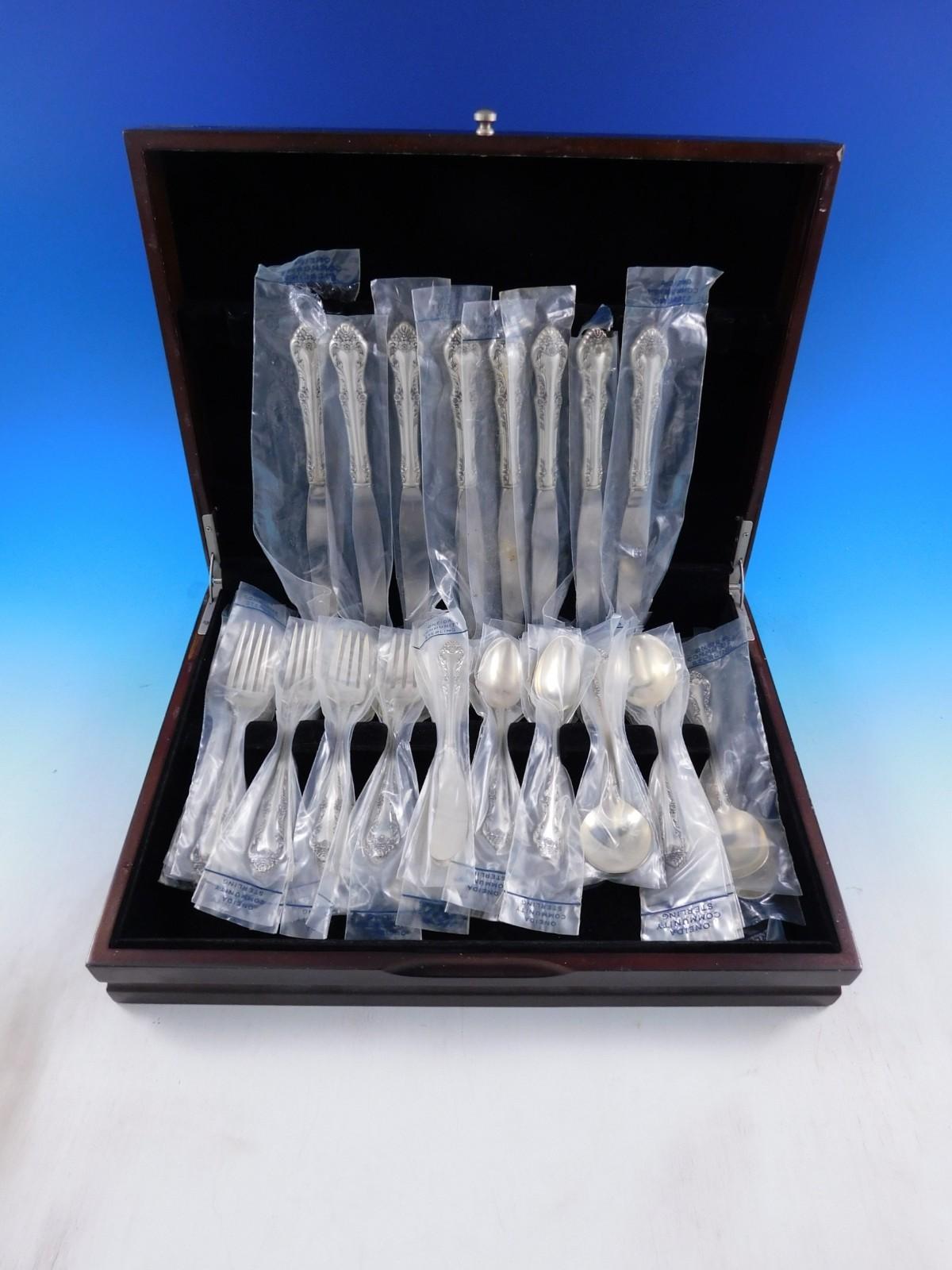 Melbourne by Oneida Sterling Silber Besteck Set 50 Stück Scheint unbenutzt im Angebot 4