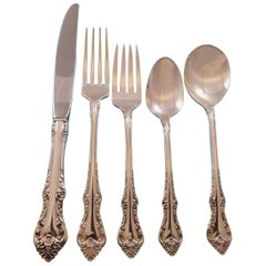 Besteckset aus Sterlingsilber von Oneida für 12 Personen Service 60 Teile
