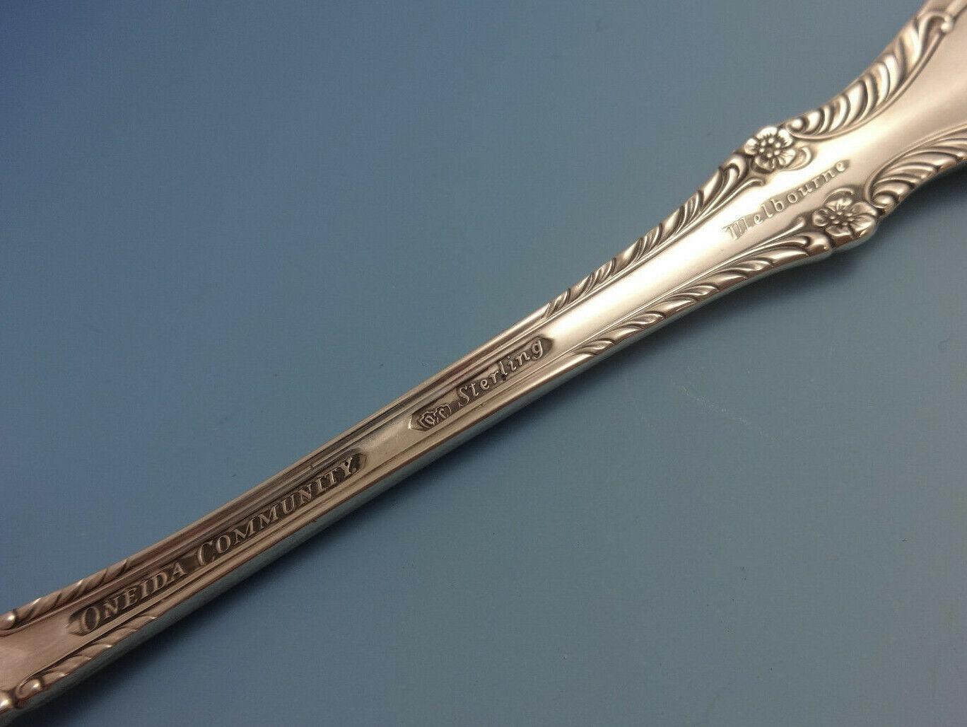 Melbourne by Oneida Sterling Silver Flatware Set For 8 Service 32 Pieces In Excellent Condition For Sale In Big Bend, WI