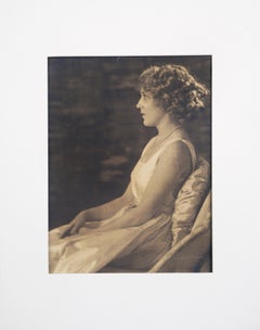 Antique Photograph of Mary Pickford - Melbourne Spurr Photography - Silent Film Actress