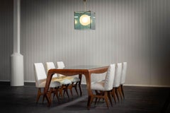 Melchiore Bega dining chairs set of 6 Italy 1950