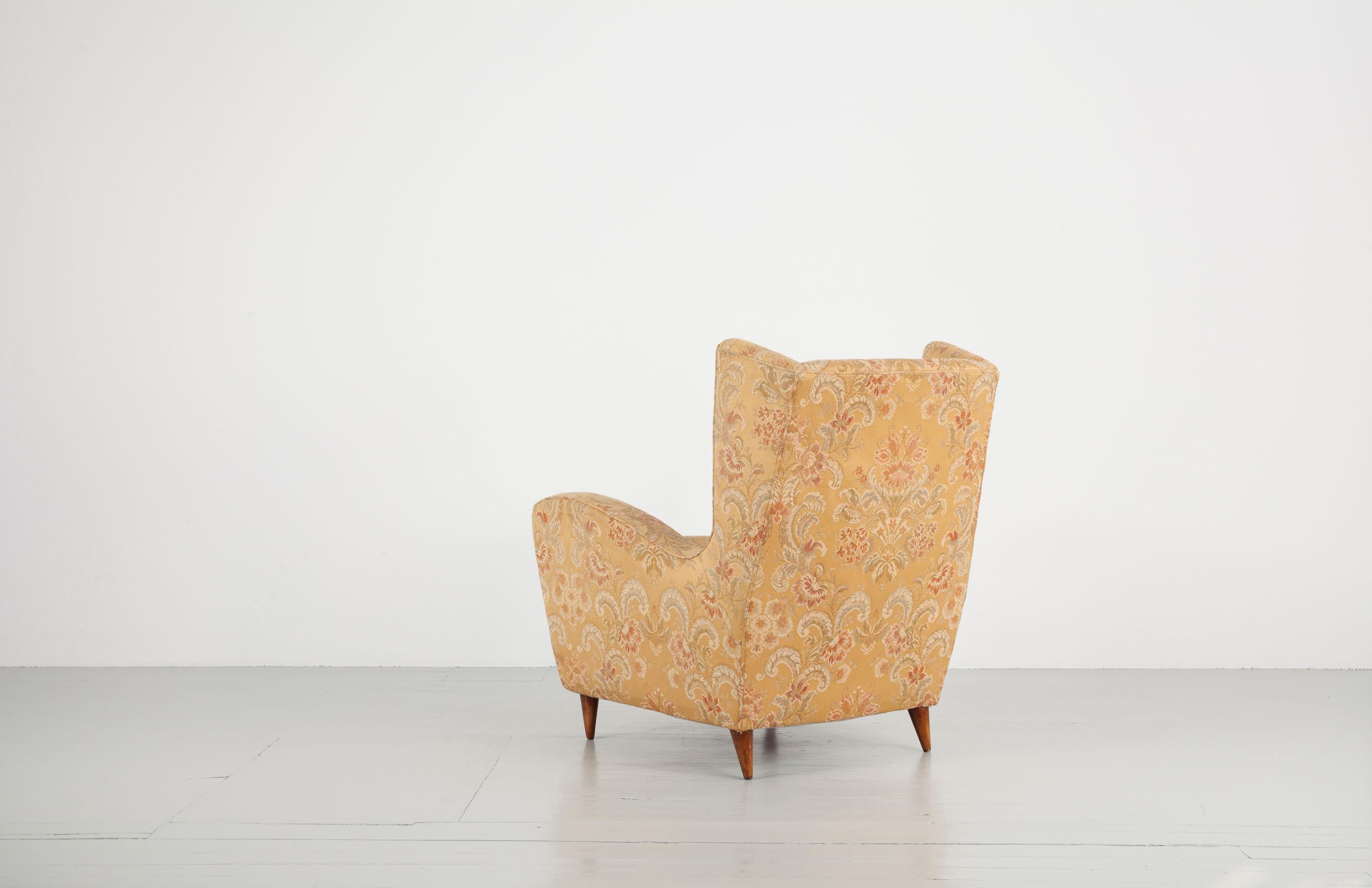 Mid-20th Century Melchiorre Bega Armchair, 1950s For Sale