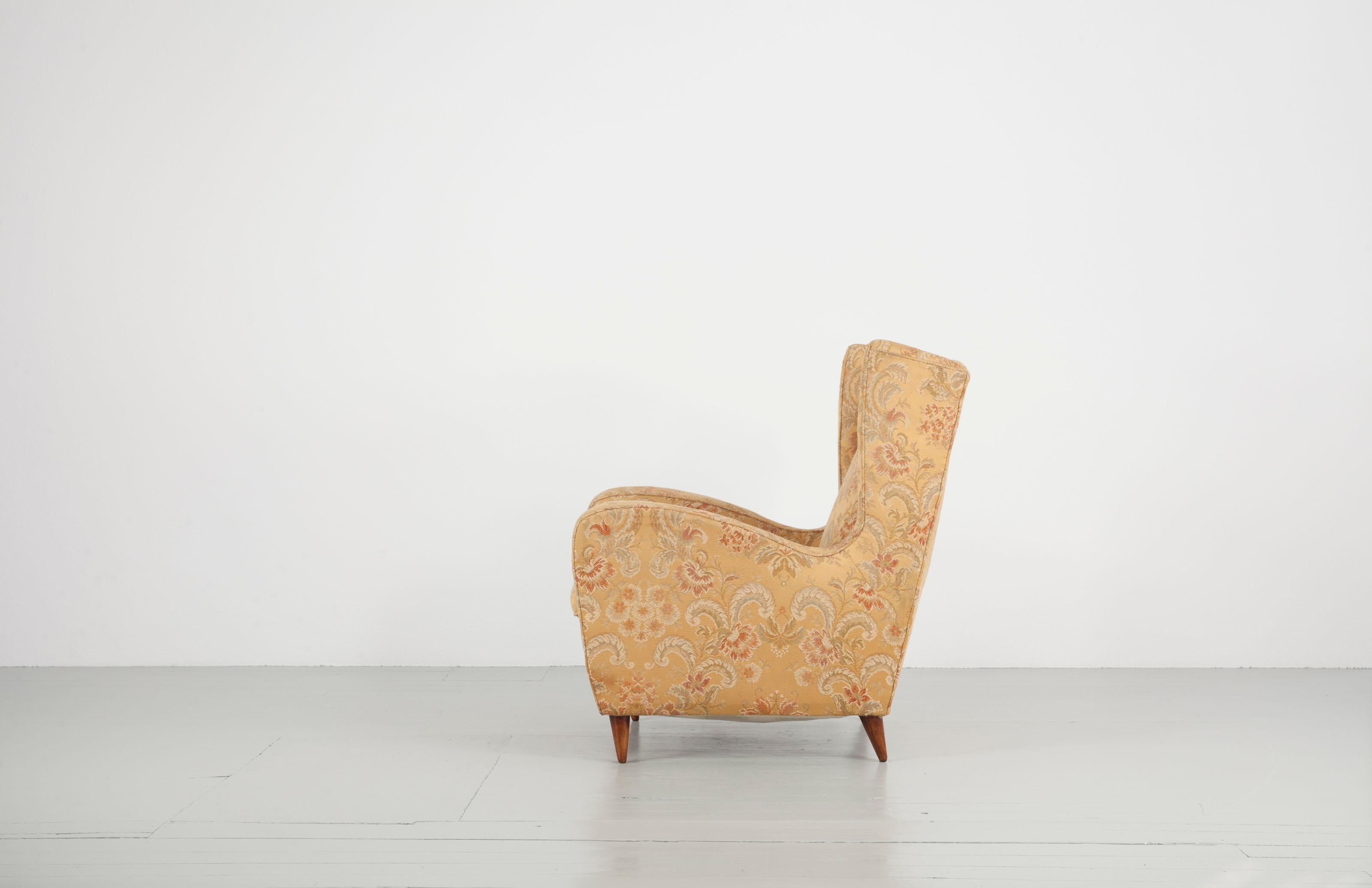 Melchiorre Bega Armchair, Italy 1950s For Sale 2
