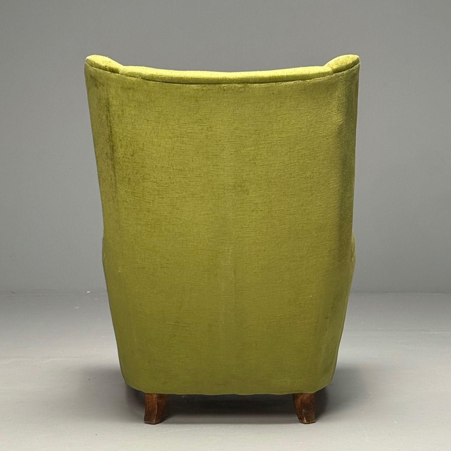 Melchiorre Bega Attr., Italian Mid-Century Modern, Oversized Lounge Chair, 1950s For Sale 5