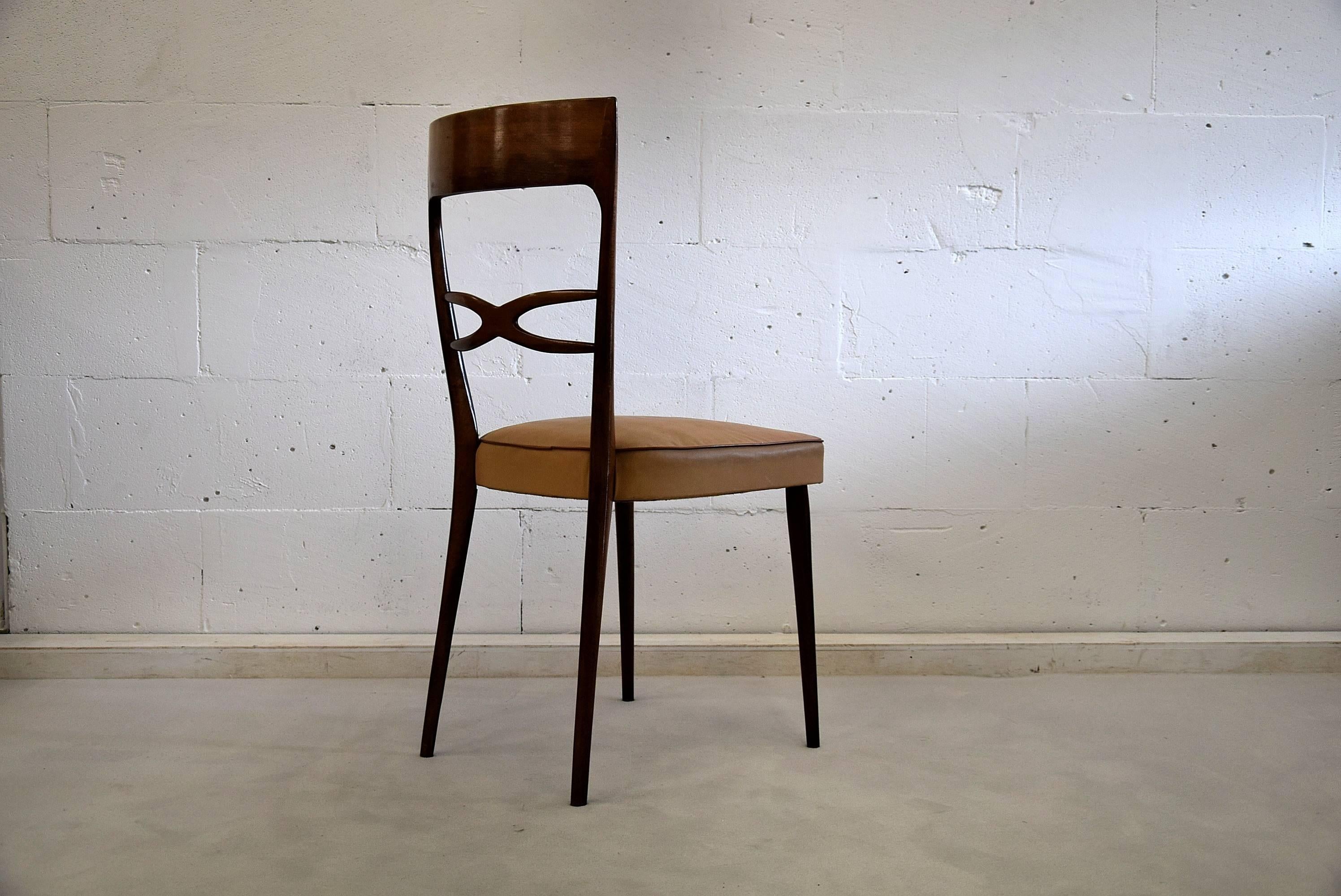 Melchiorre Bega Attributed Dining Chairs 2