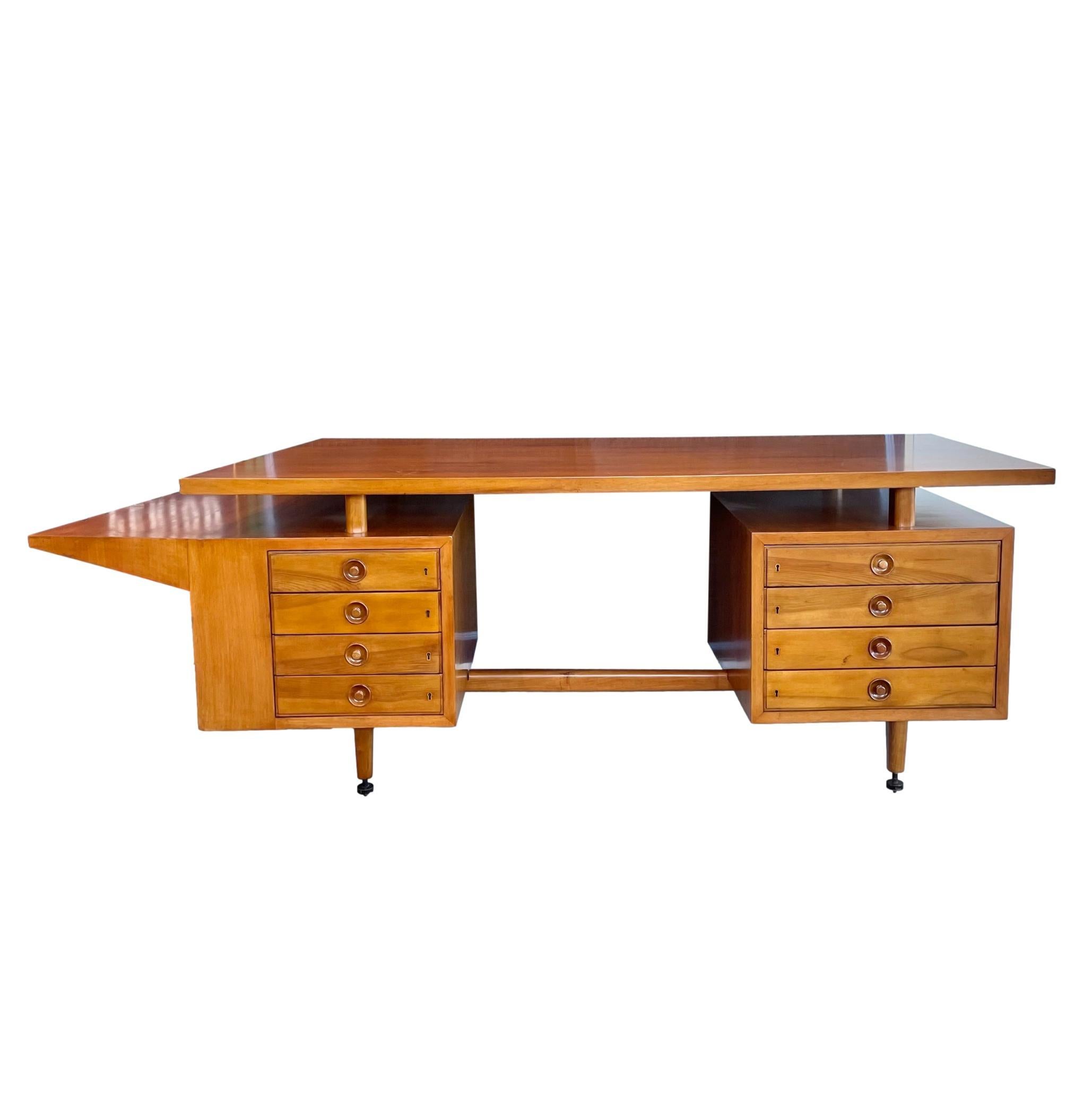 Melchiorre Bega-Schreibtisch, 1950er Jahre Italien im Angebot 5