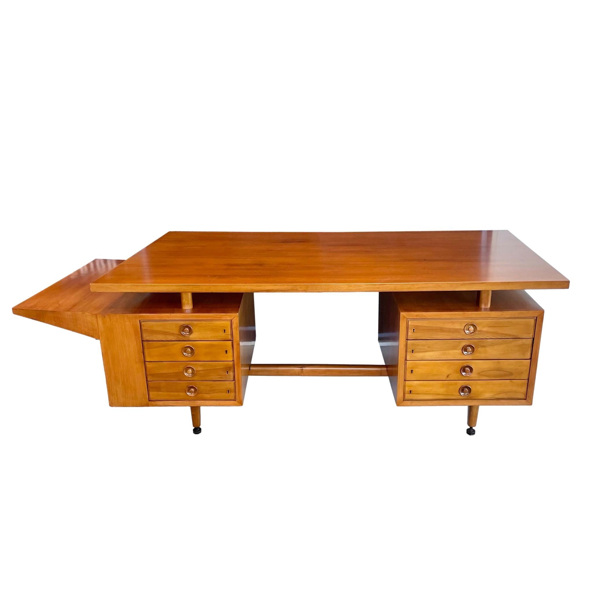 Melchiorre Bega-Schreibtisch, 1950er Jahre Italien im Angebot 6