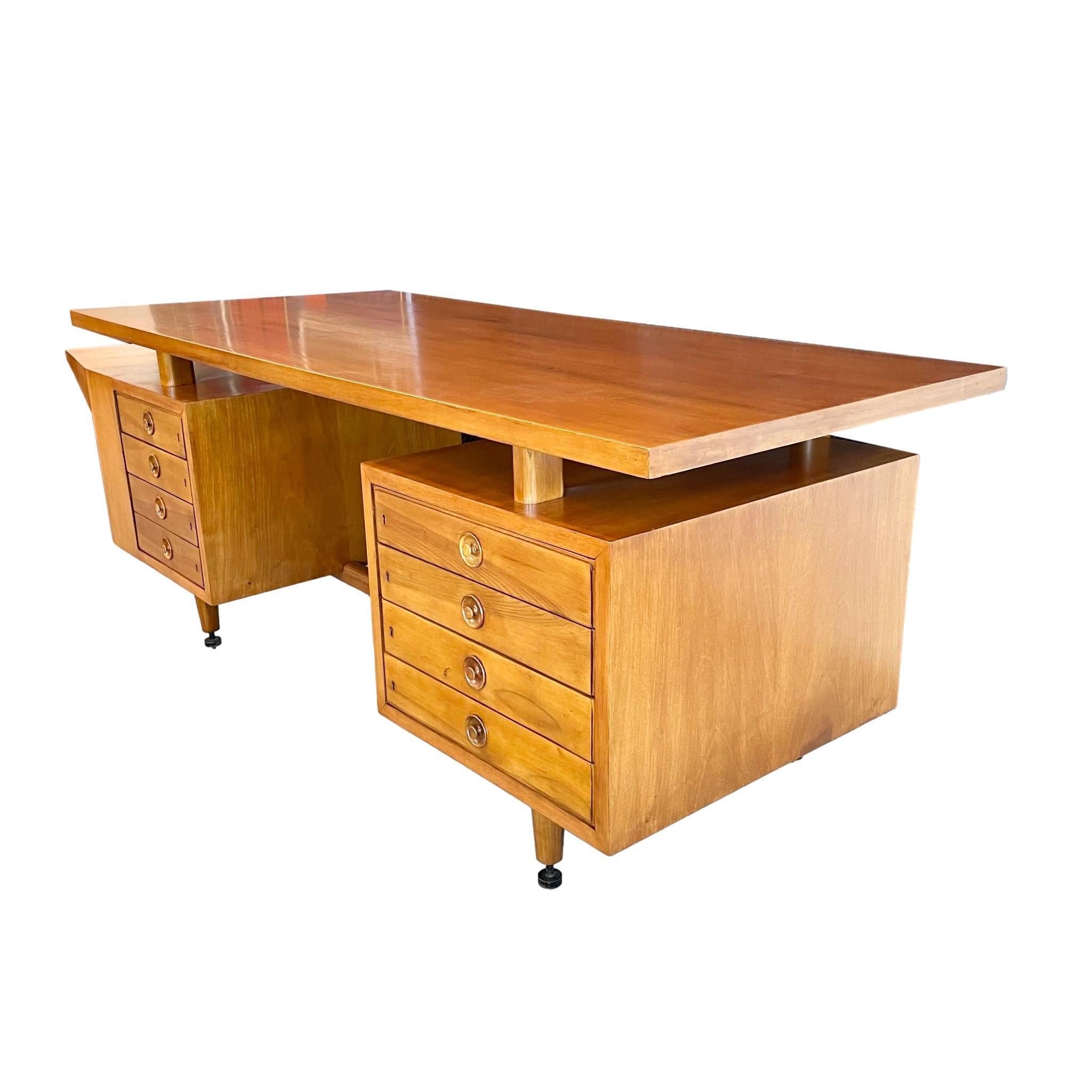 Mid-20th Century Melchiorre Bega Desk, 1950s Italy For Sale