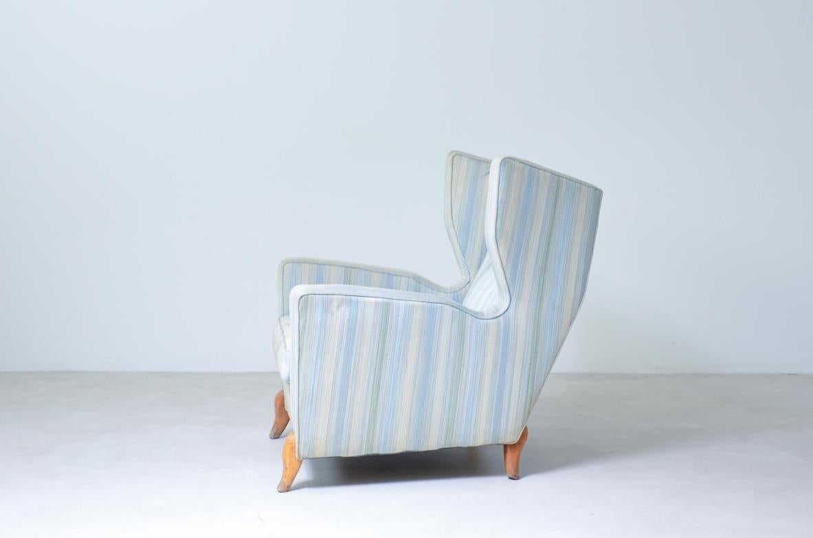 Mid-Century Modern Melchiorre Bega, elegant bergére