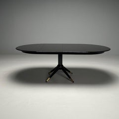 Melchiorre Bega, Tavolo da pranzo, Tavolo, Laccato nero, Italiano, Mid-Century Modern
