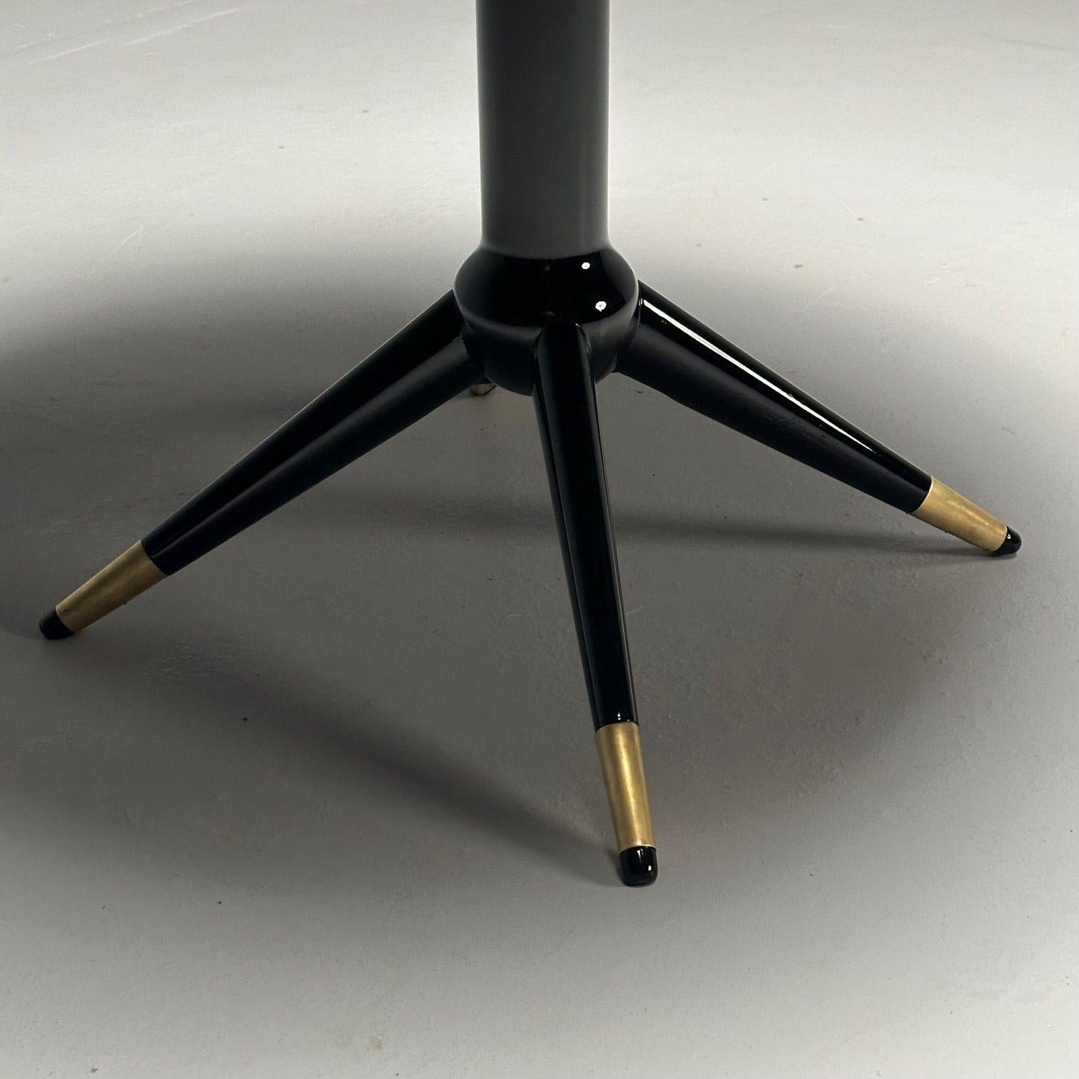 Melchiorre Bega, Italian Mid-Century Modern, Dining Table, Table, Black Lacquer 2