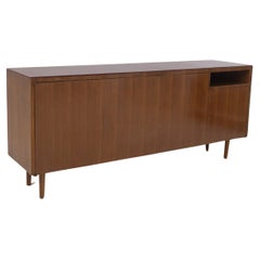 Melchiorre Bega Italian Used Sideboard in Red Glass