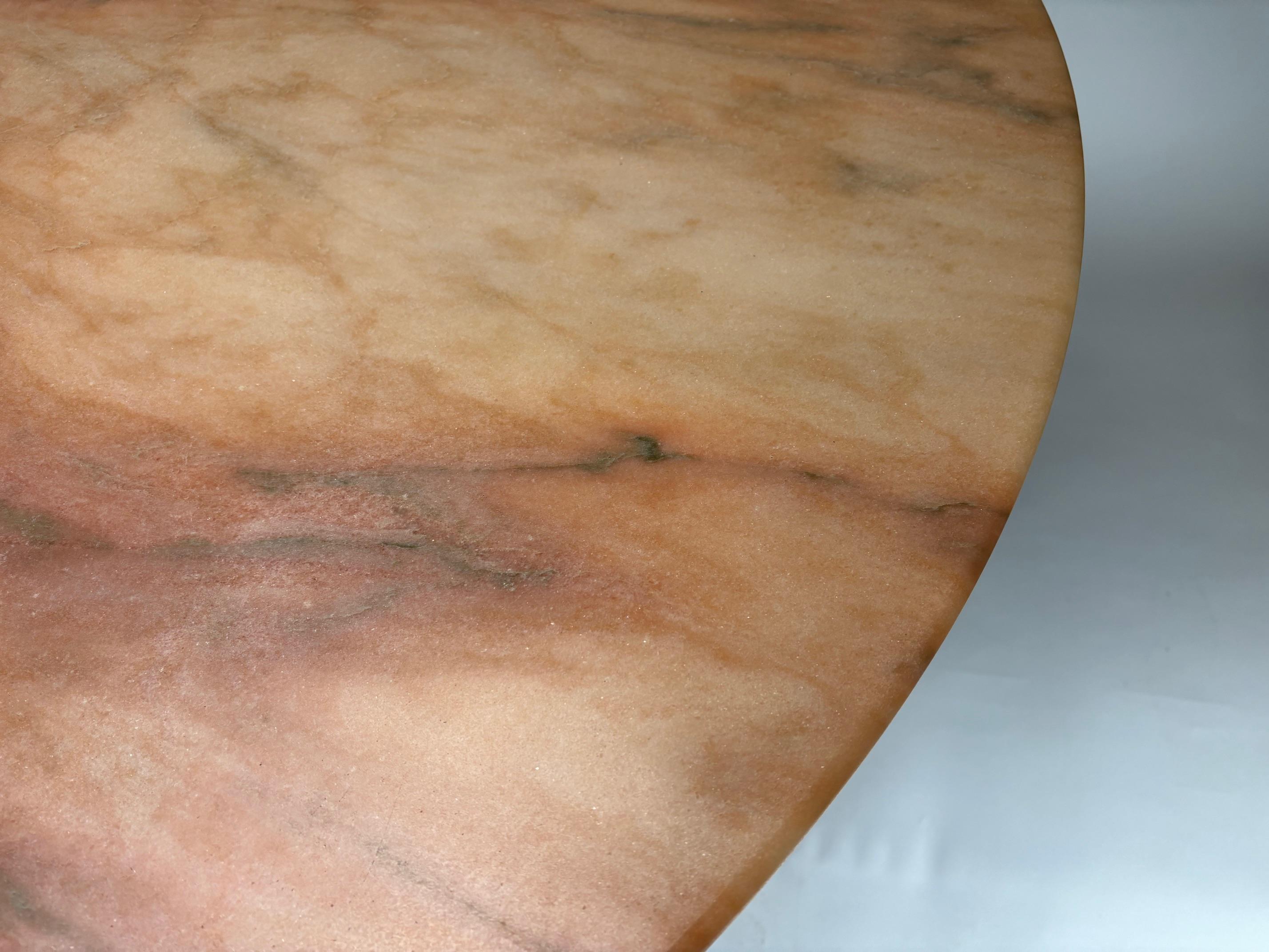 Melchiorre Bega, Mid-Century Round Table with Marble Top en vente 1