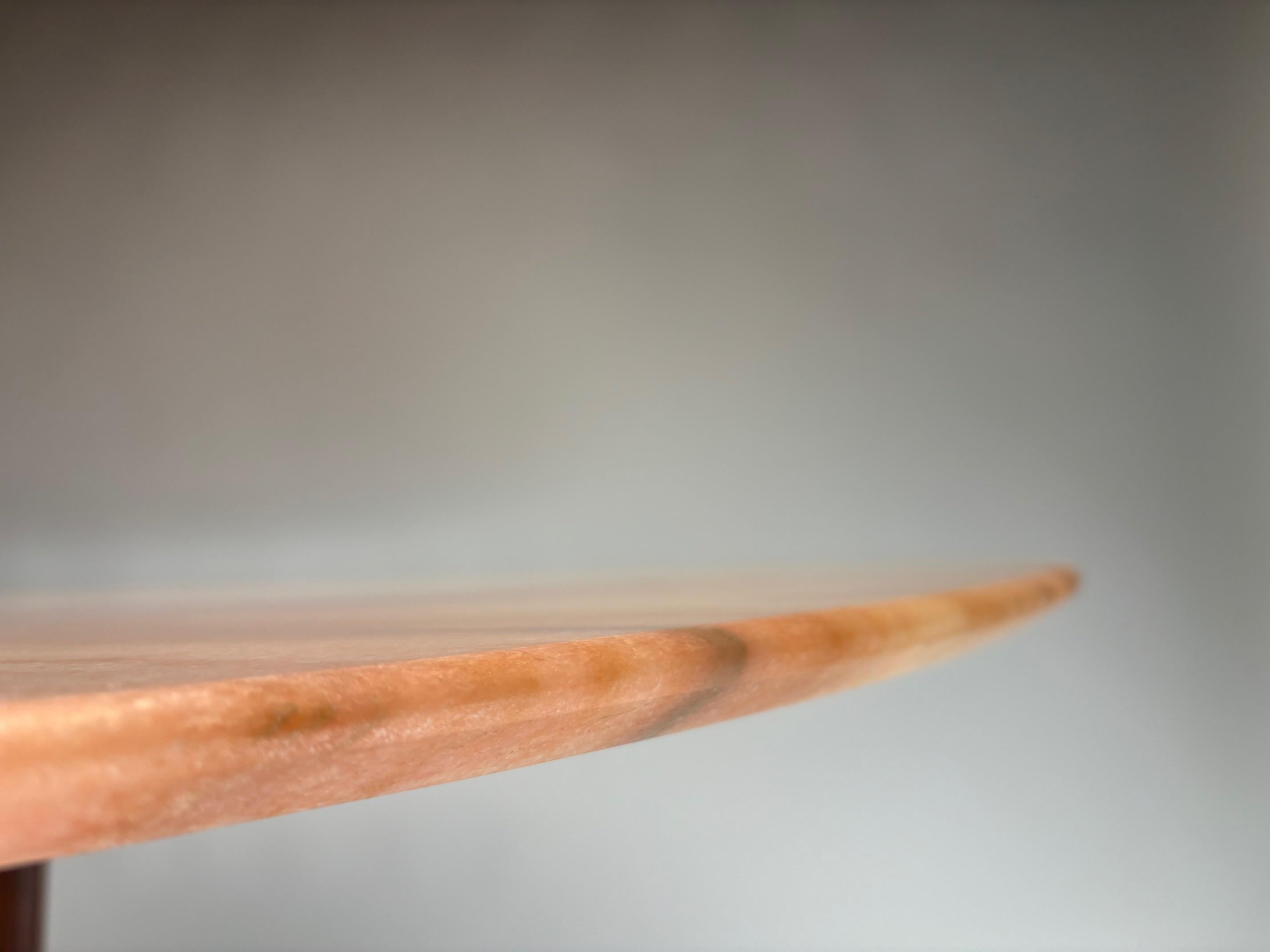 Melchiorre Bega, Mid-Century Round Table with Marble Top en vente 2