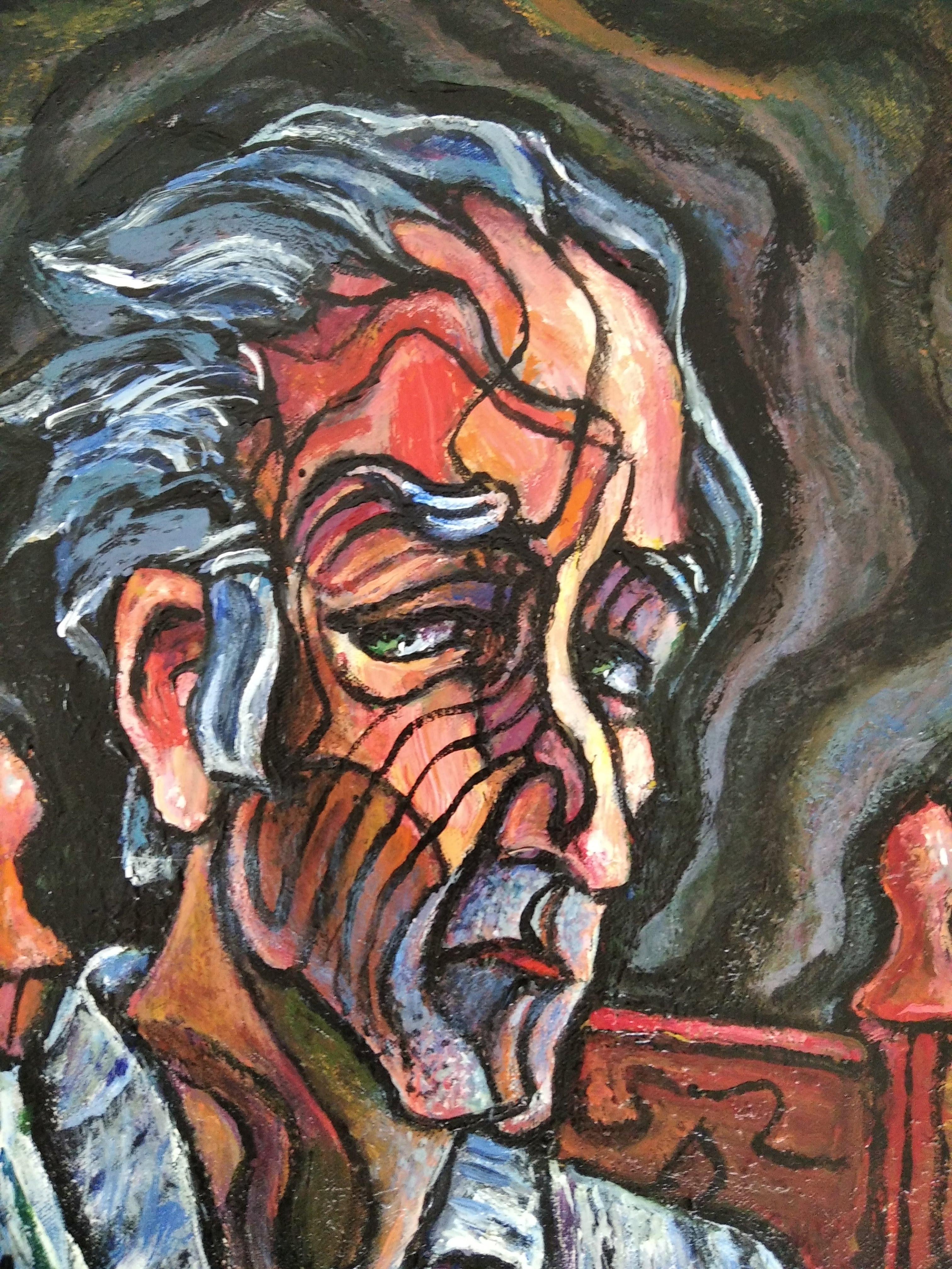 Senza titolo - Painting di Melchor Zapata