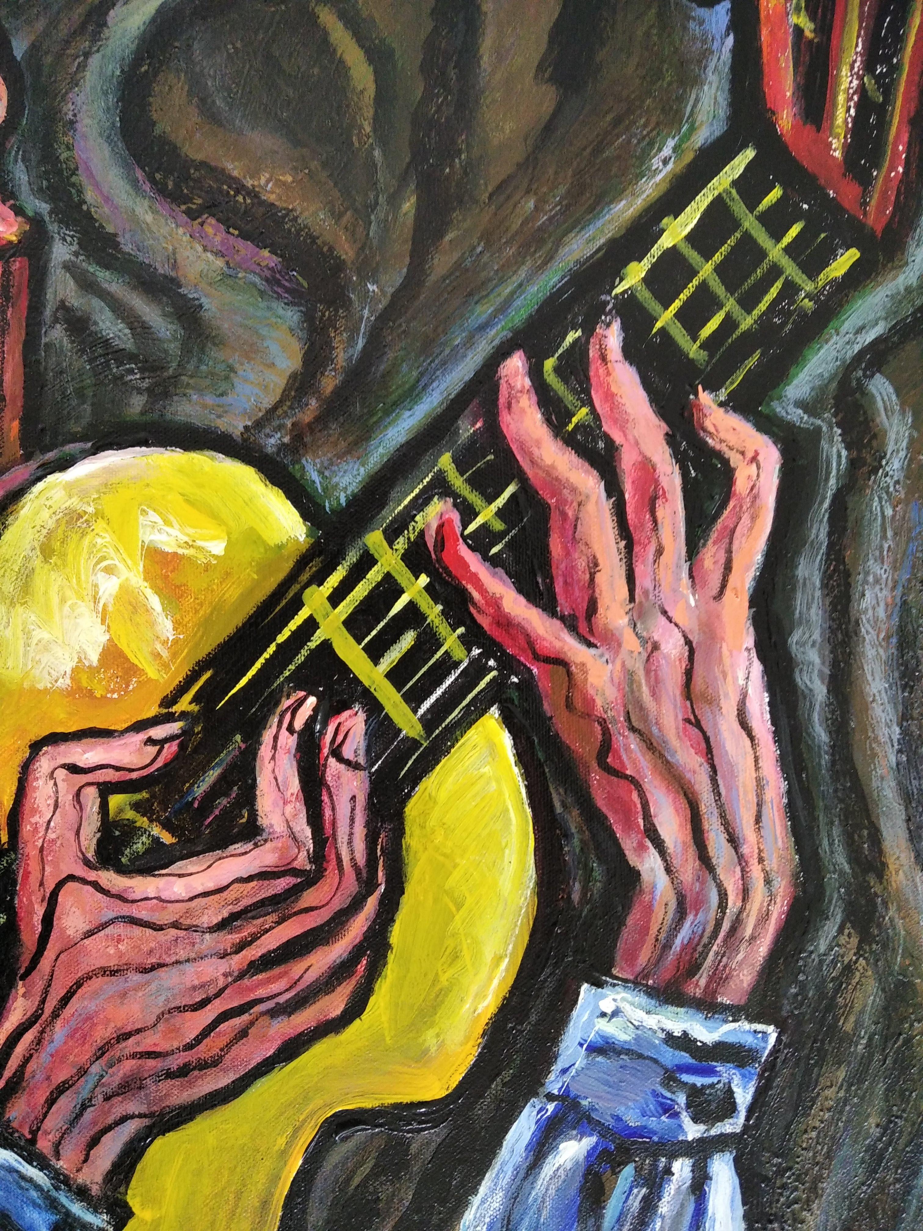 Senza titolo - Painting Moderno di Melchor Zapata