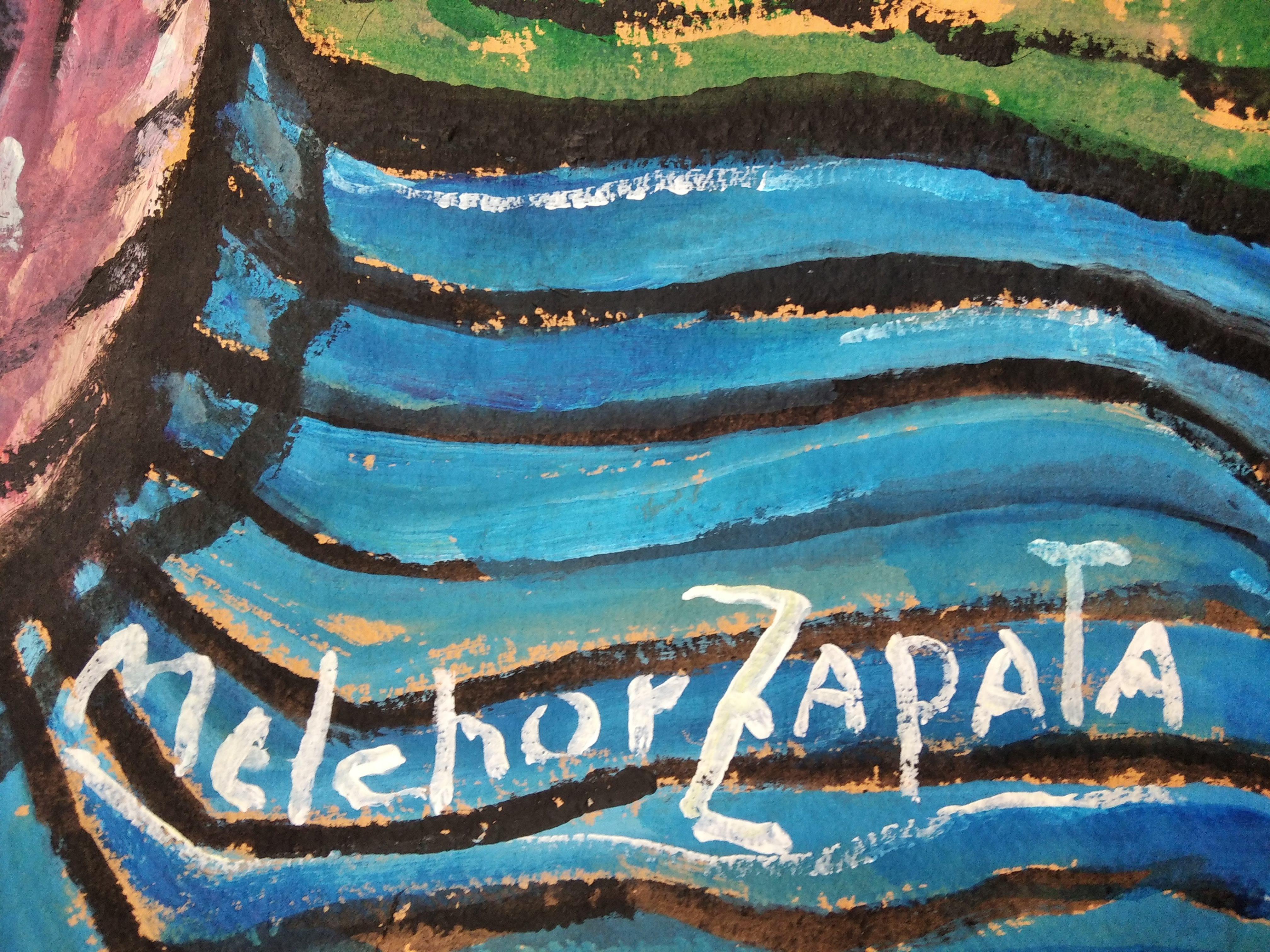 Senza titolo - Painting Moderno di Melchor Zapata