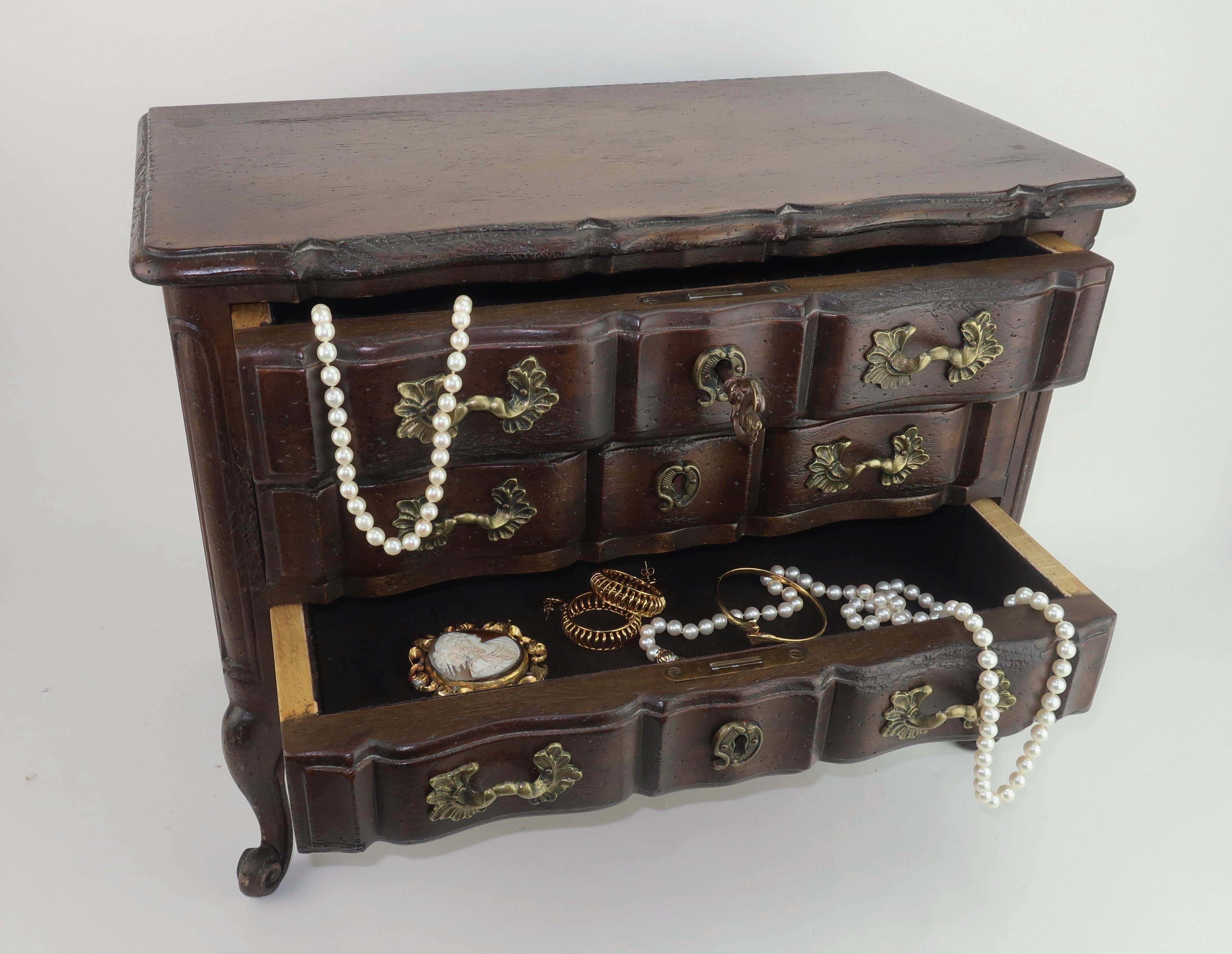 Meldan Furniture French Country Jewelry Chest Box, 1950's 5