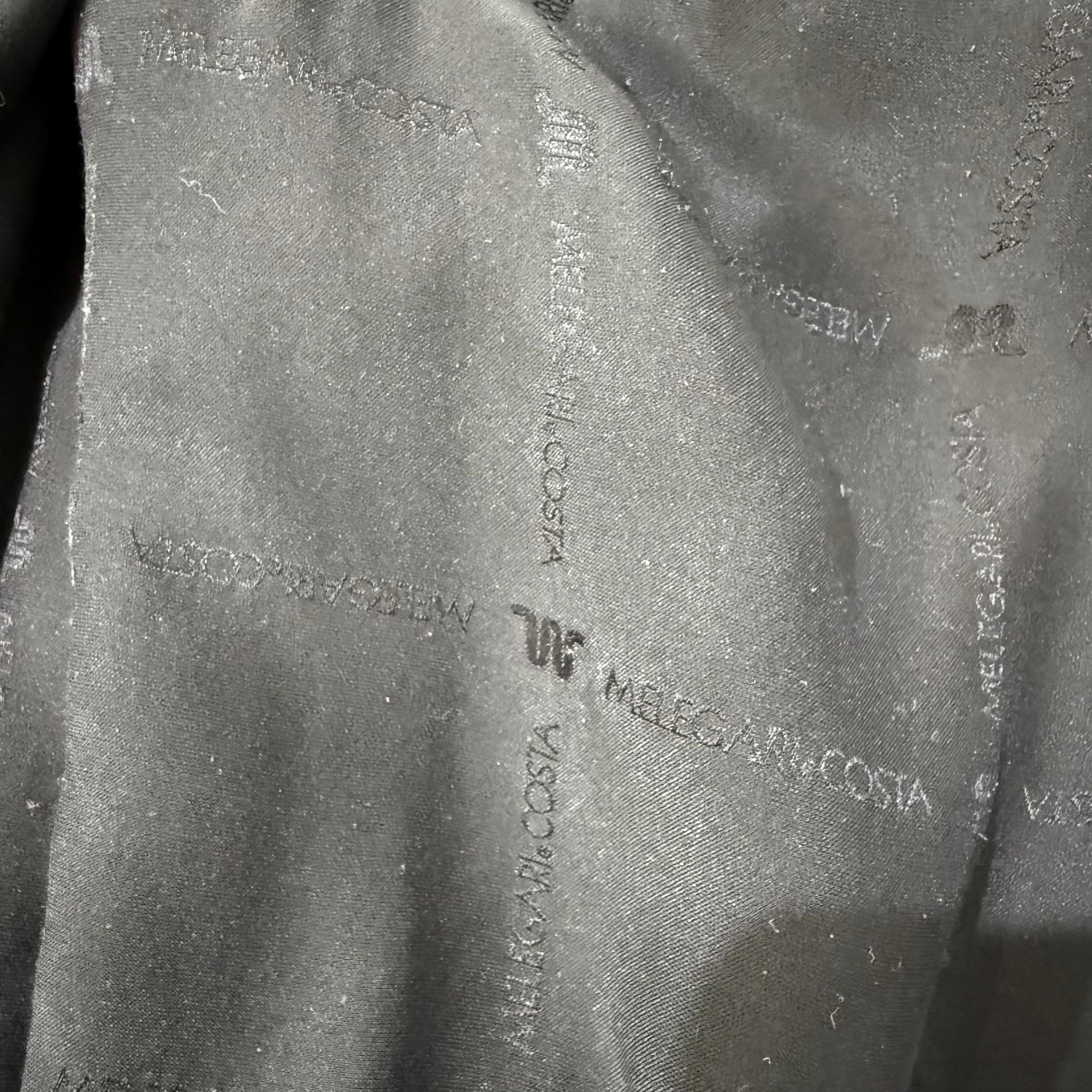 Melegari e Costa Montenapoleone Veste en vraie fourrure de léopard M/L en vente 5