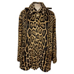 Melegari e Costa Montenapoleone Real Leopard Fur Jacket M/L