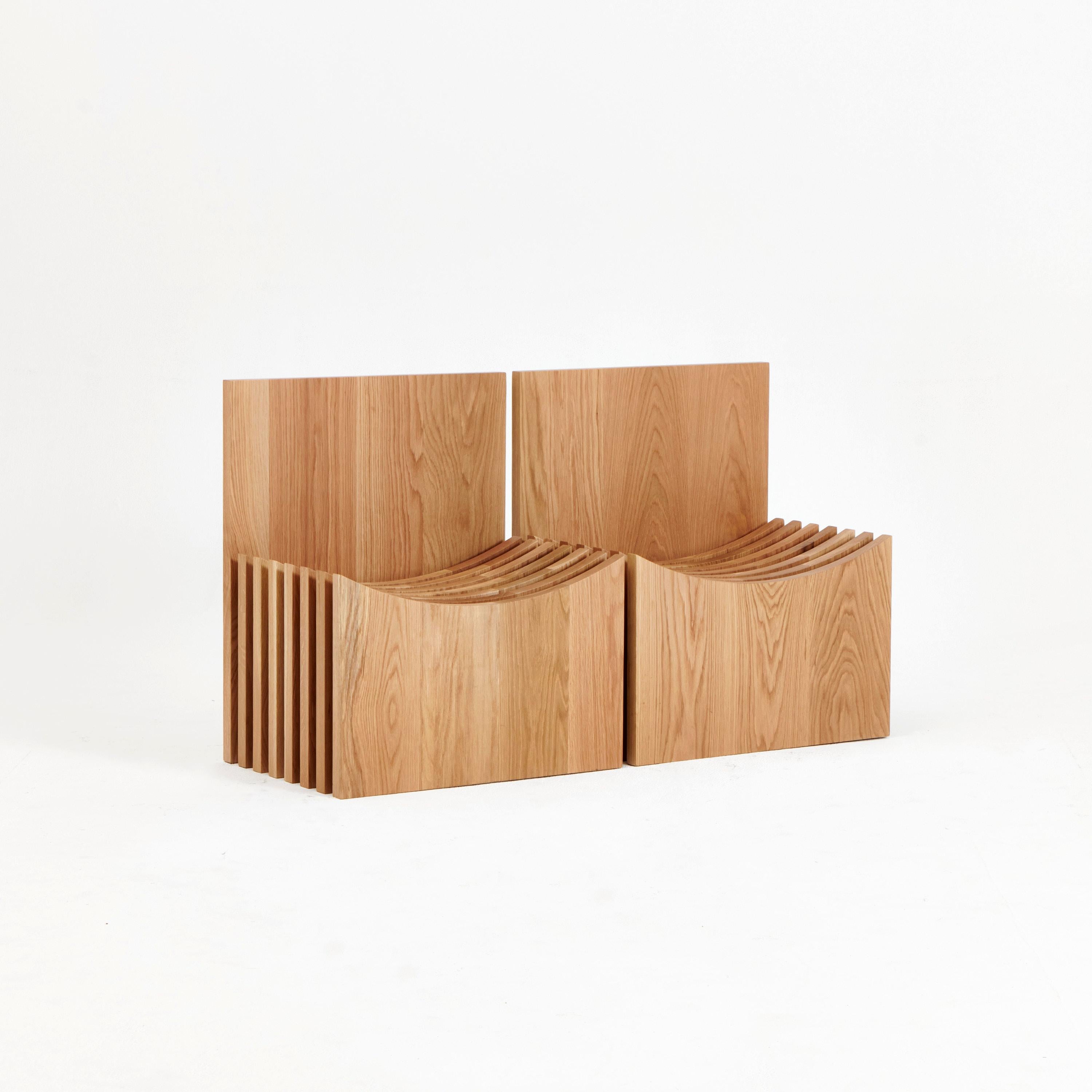 XXIe siècle et contemporain Combinaison chaise/banc Melides en vente