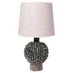 "Melides" Green Glazed Terracota Lamp