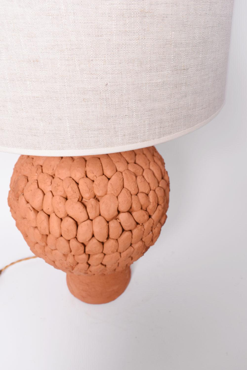 Lámpara de cerámica de terracota 
