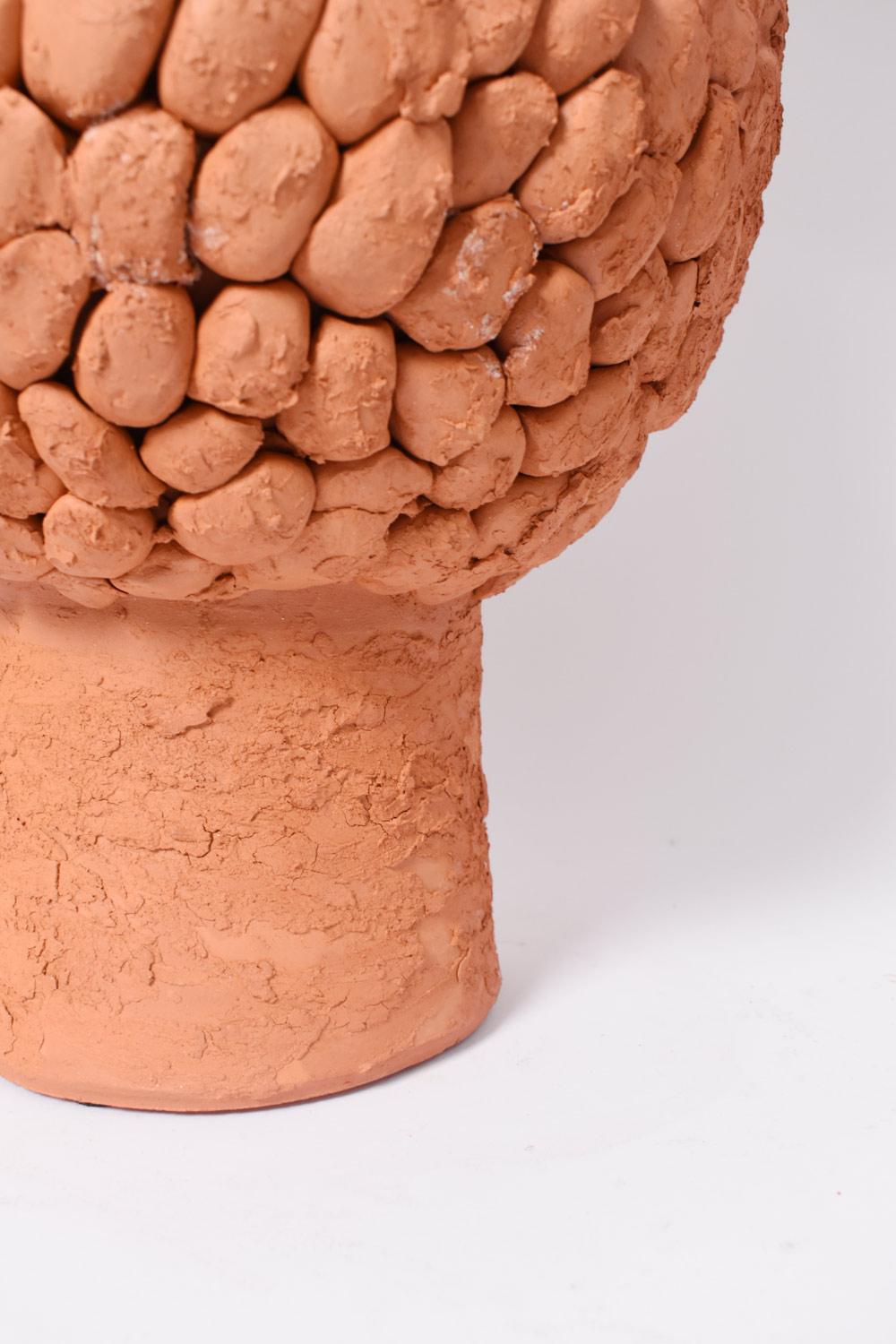 Lámpara de cerámica de terracota 