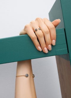 Melie Jewelry Cleopatra & Marcus Ring In 14K Gold & Oxidized Sterling Silver