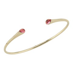 Melie Jewelry Gem Bracelet with 14K Gold & Tourmaline