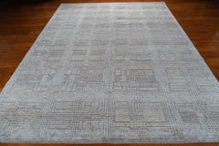 Tapis moderne en laine noué à la main de 8'3" x 10'3", proposé par Serapi Rug Gallery