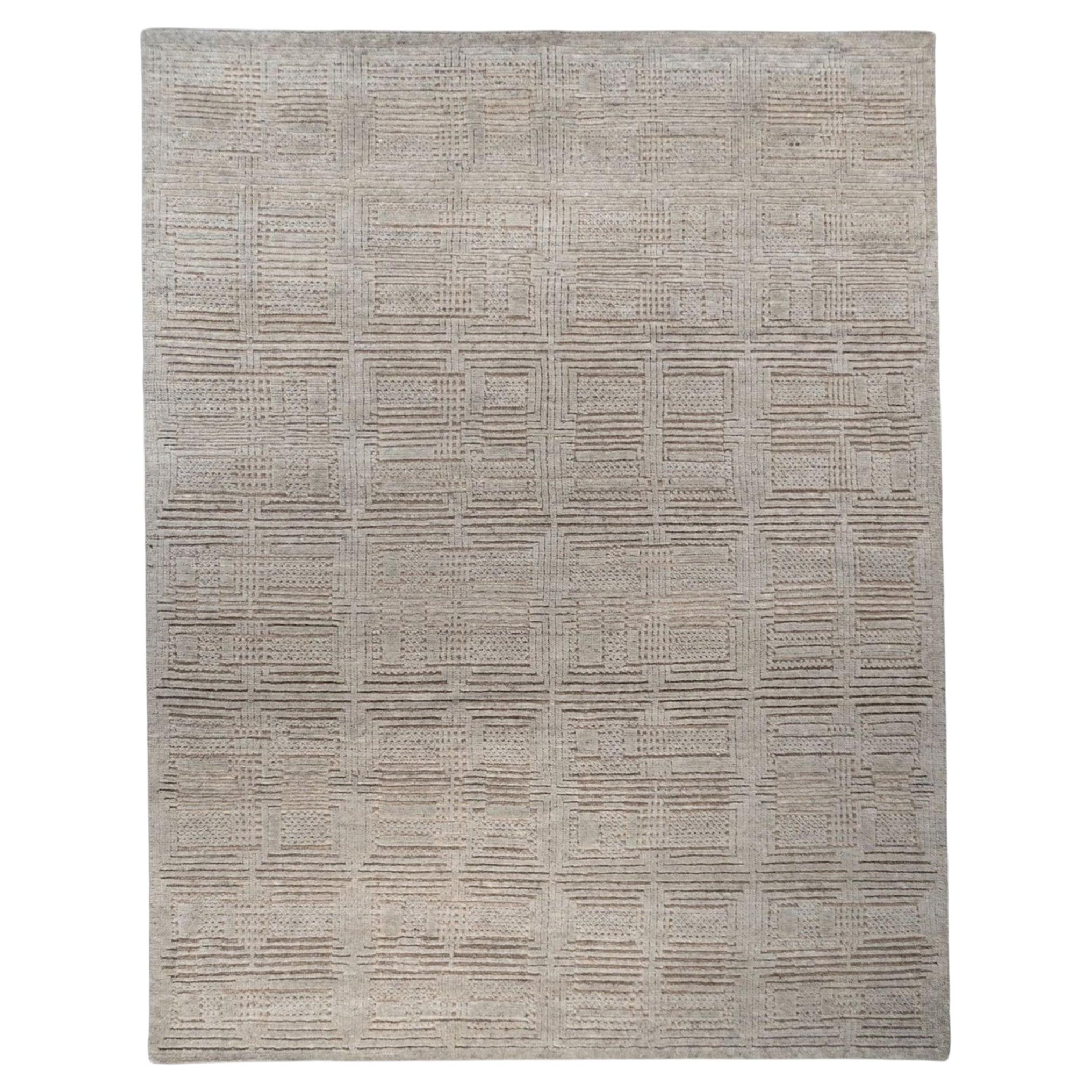 Melina Modern Hand-Knotted Wool Rug – 8'3" x 10'3"