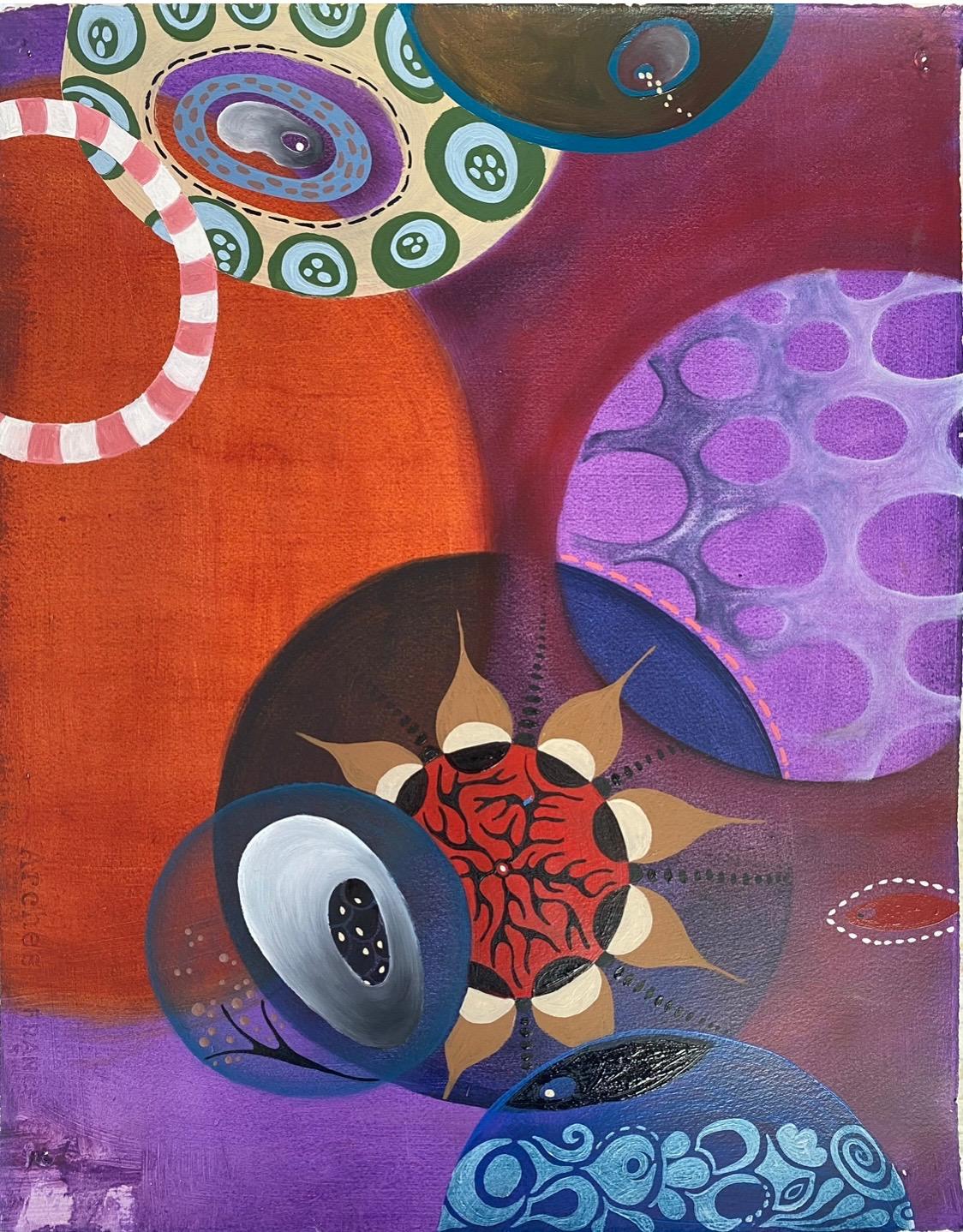 Melinda Hackett Abstract Painting - Reef Painting #3