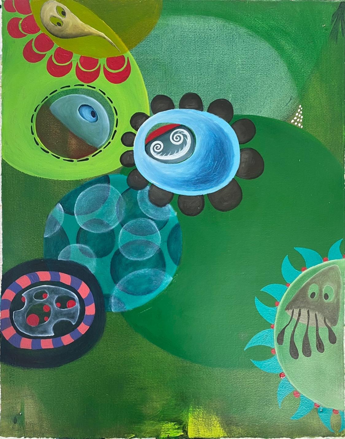Melinda Hackett Abstract Painting - Reef Painting #5