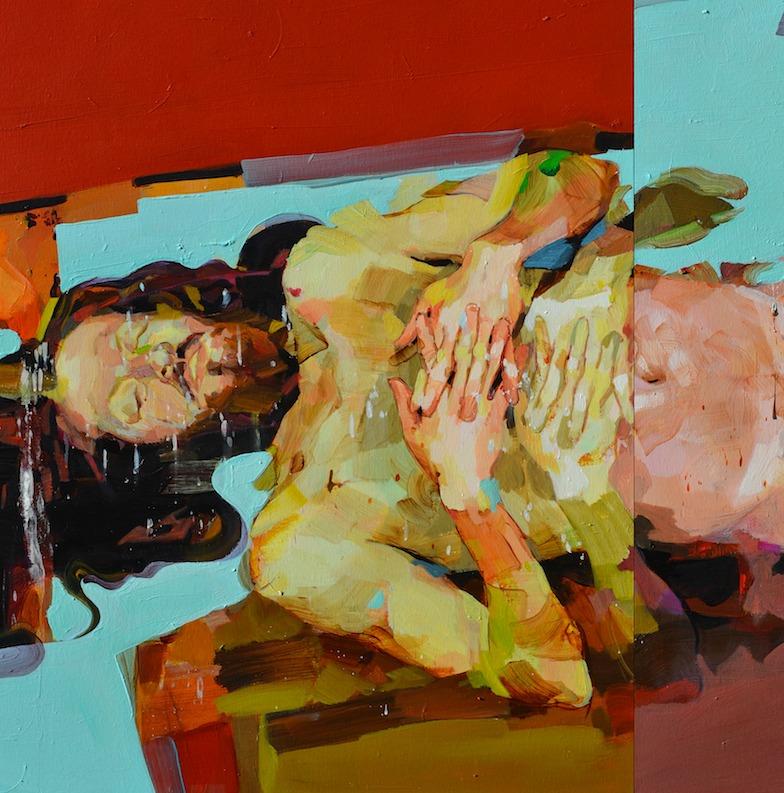 contemporary abstract portrait paintings