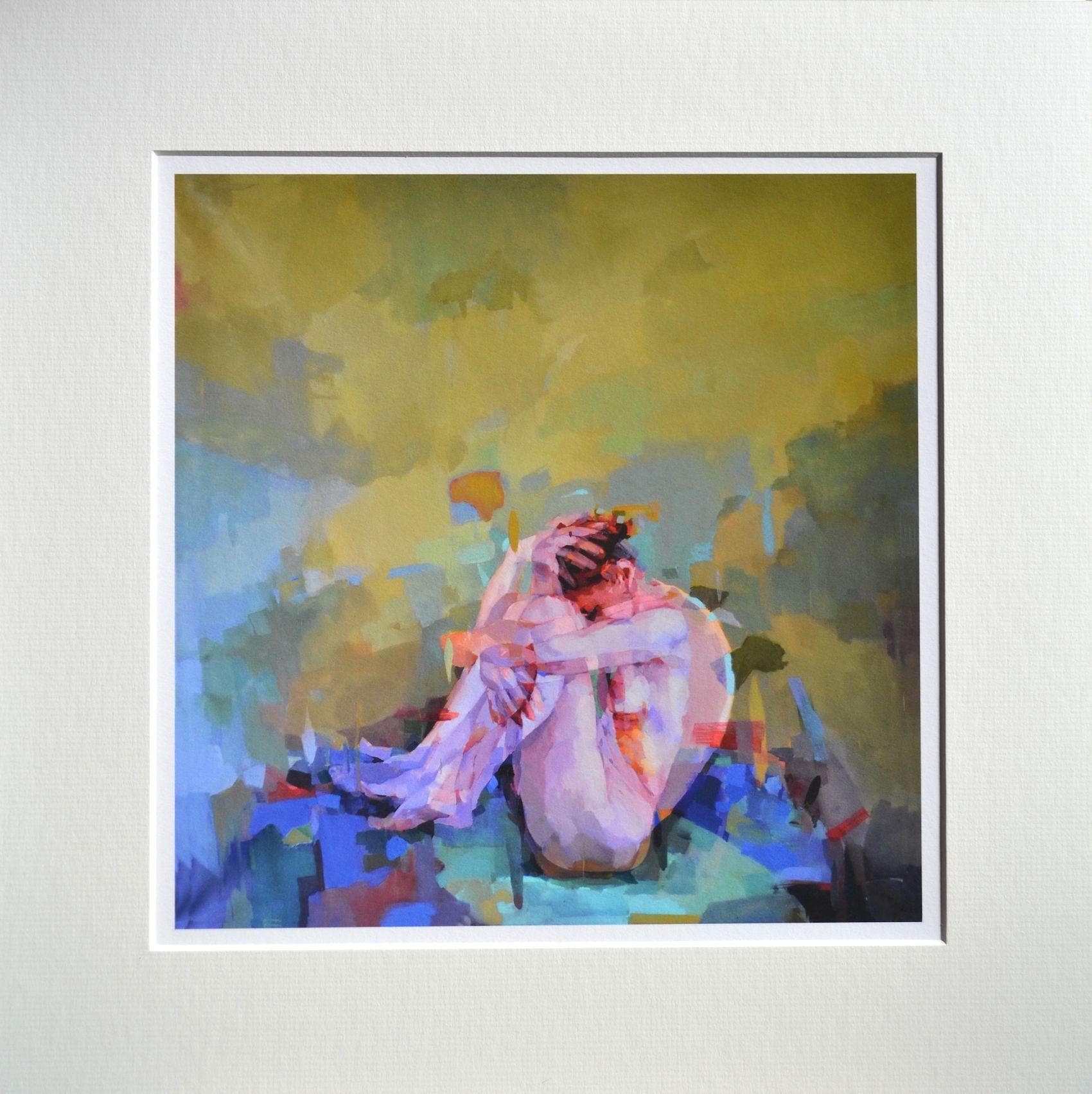 Roundabout, numérique sur papier - Print de Melinda Matyas