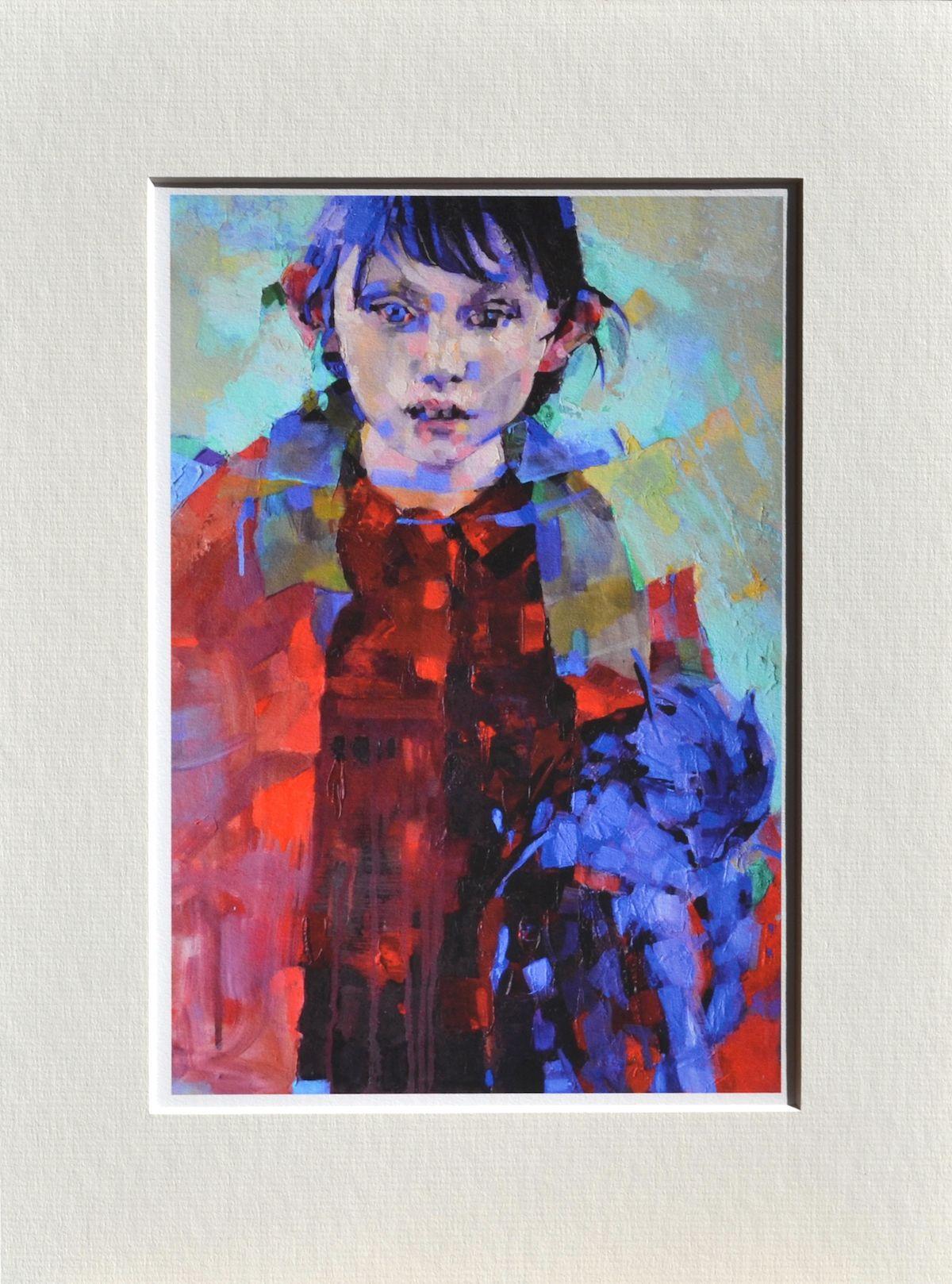 The beginning of memory, Digital on Paper - Print by Melinda Matyas
