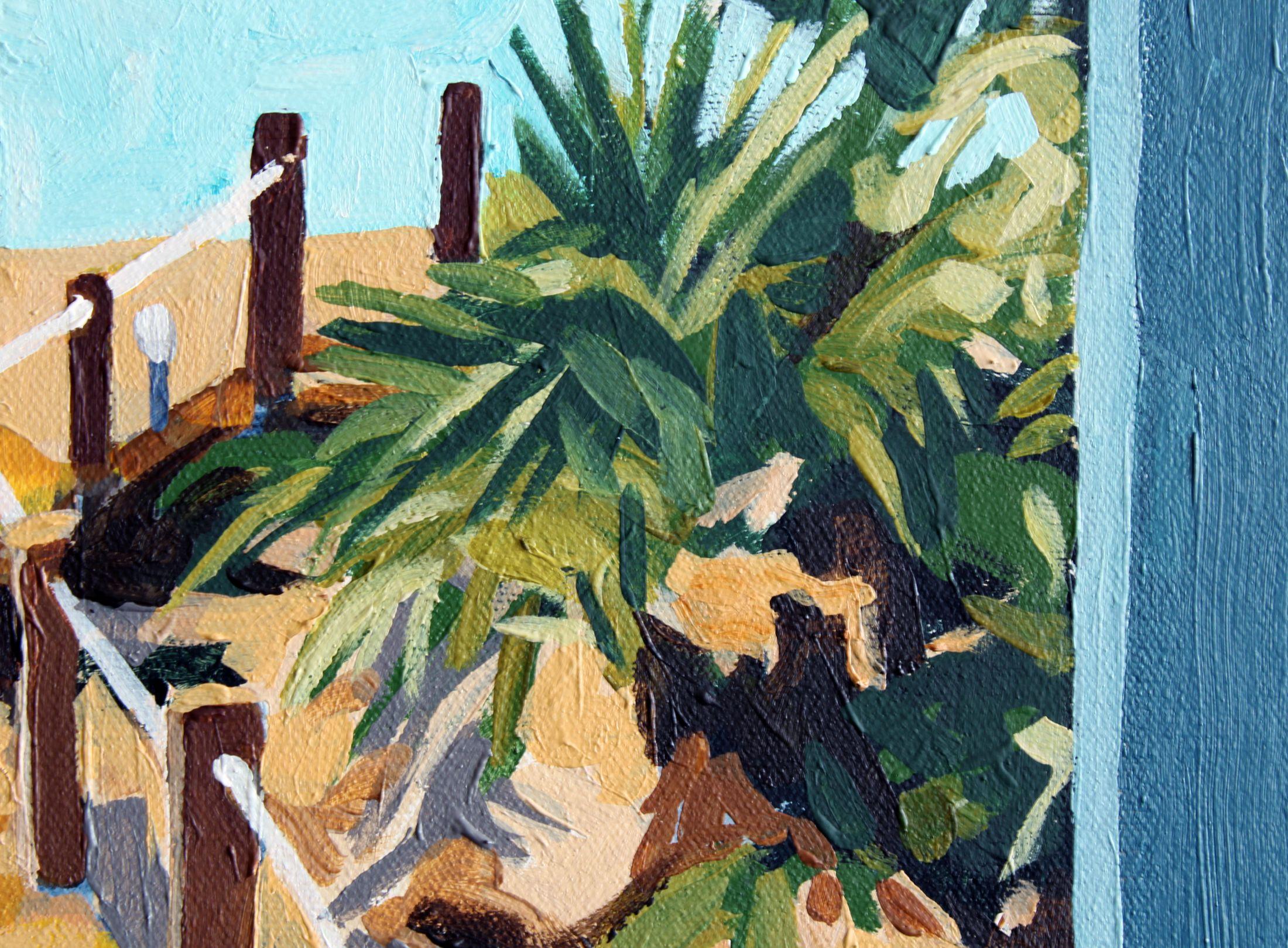 Beach Path, Gemälde, Acryl auf Leinwand (Impressionismus), Painting, von Melinda Patrick