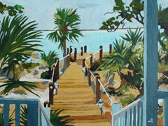 Beach Path, Painting, Acrylic on Canvas