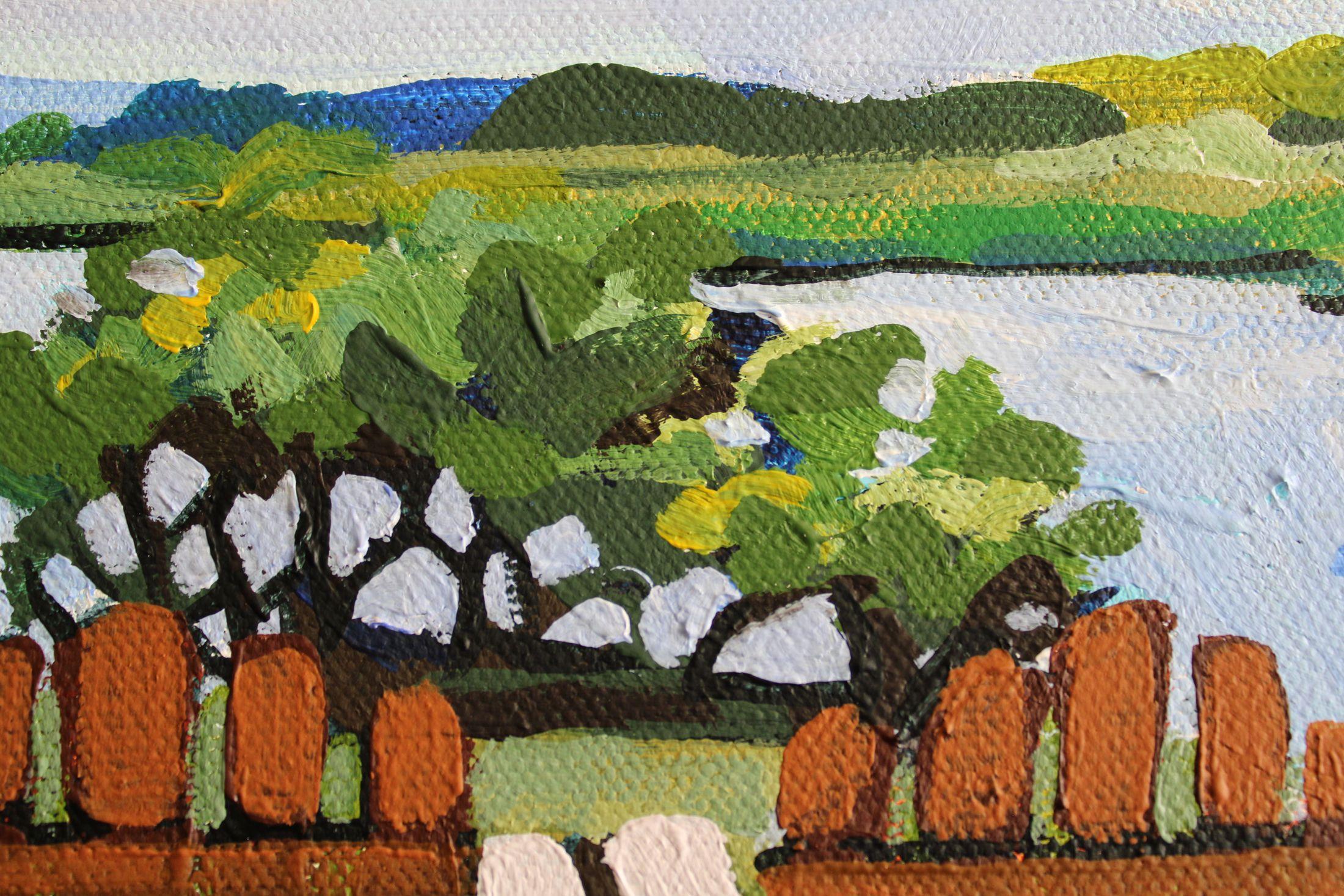 On Deck, Painting, Acrylic on Canvas For Sale 1