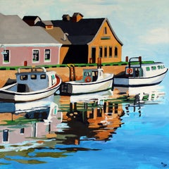 The Fleet, Painting, Acrylic on Canvas