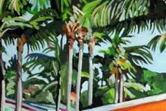 Baumfarm, Gemälde, Acryl auf Leinwand