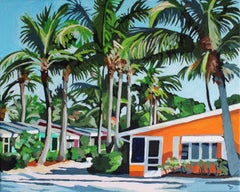 Baumfarm, Gemälde, Acryl auf Leinwand