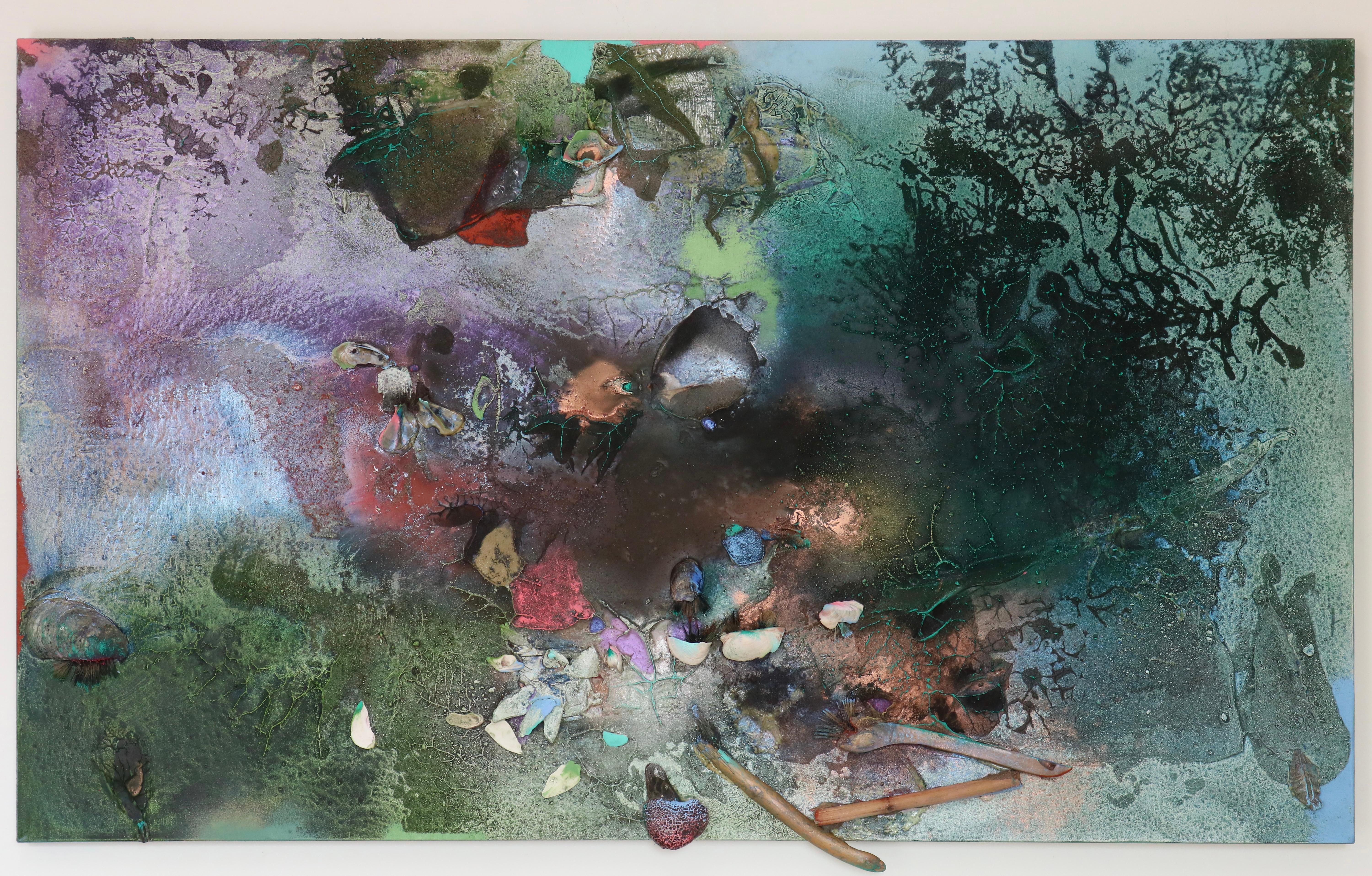 At Sea Between Fossils and Satellites 13 (texture, organic, biophilic, sand)