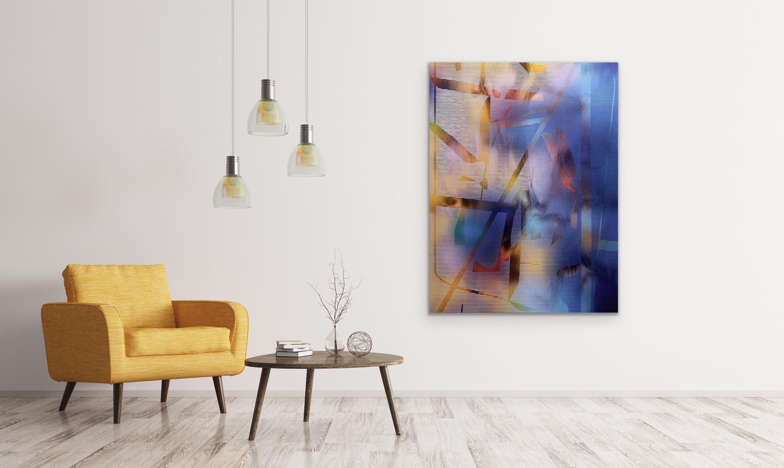 abstract grid paintings