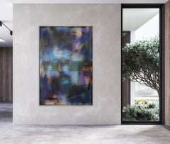 Plaines & Mines, d'Ombre 2025.1  (grid painting abstract wood nature optical)