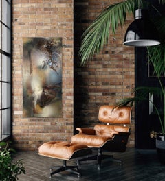 Rift Valley, sonde IV (texture abstract painting canvas bronze Earthy organic )